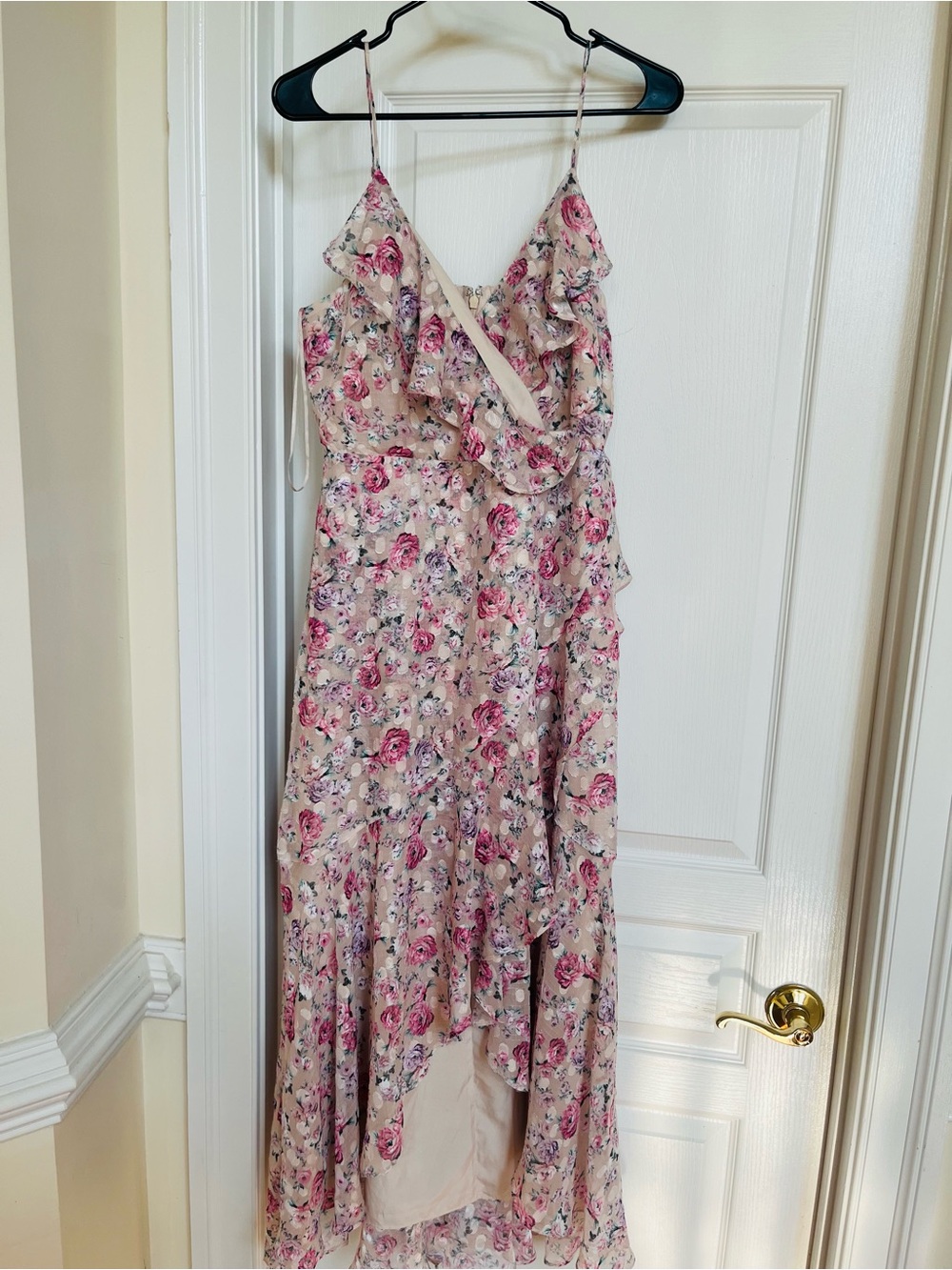 NWOT Express Floral Ruffle Dress